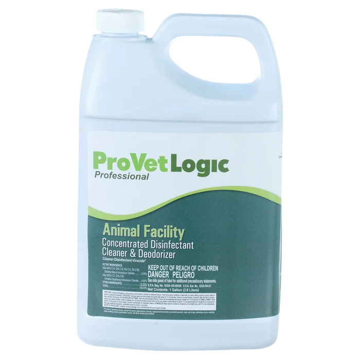 Animal Facility Disinfectant,"Plastic gallon jug with handle and screw cap"