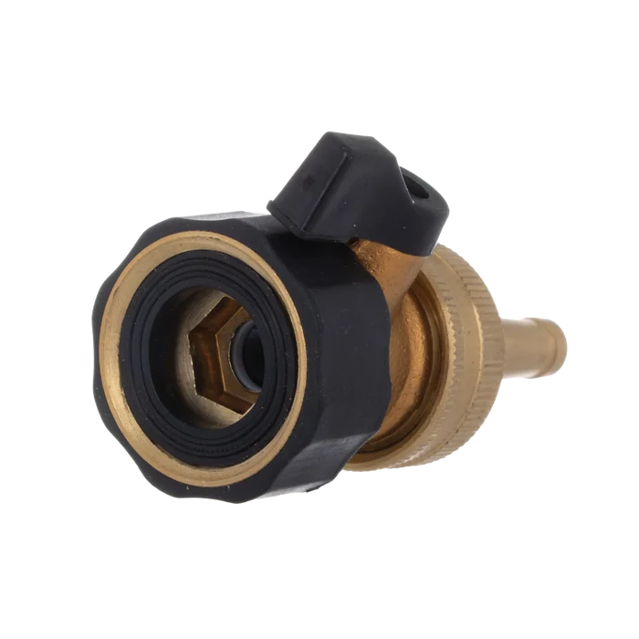ARS Retained Placenta Kit,"Brass hose connector with black swivel grip and side valve"