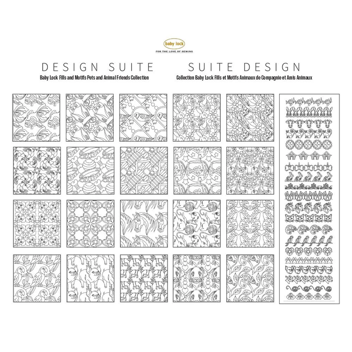 Baby Lock Fills & Motifs Pets Collection No 1
