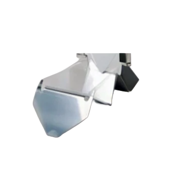 Bubbler Comb Holder,"Angled metal holder with multiple comb slots"