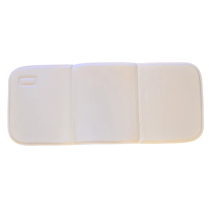 Cashel No Bow Bandage Wrap,"Cream quilted wrap pad with three stitched panels"