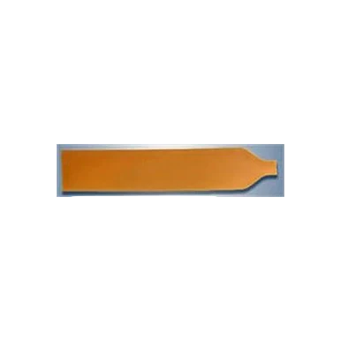Colorado Latex Collection Liner w/cone end,"Orange rectangular liner with tapered cone end"