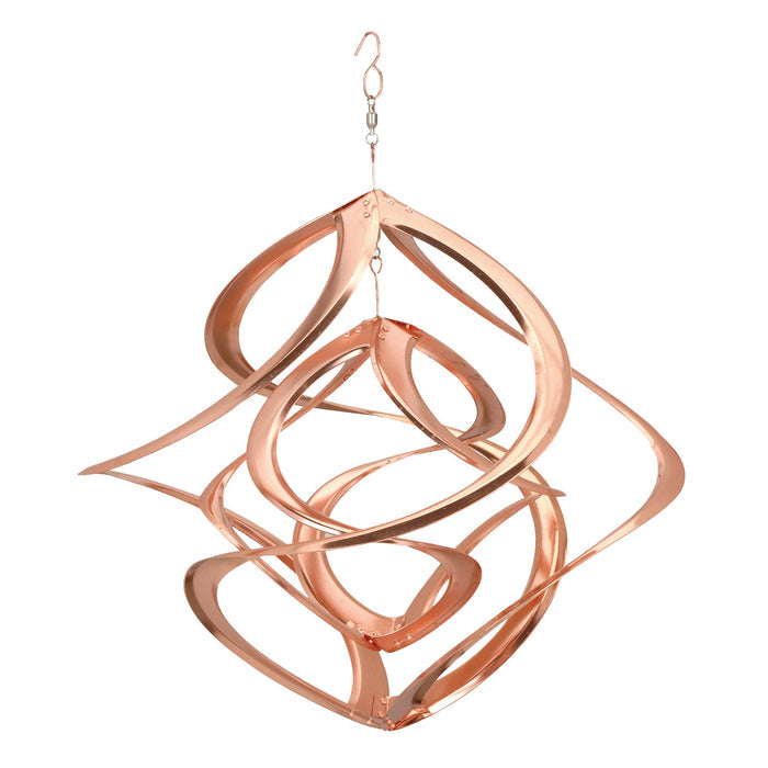 Copper Cosmix Double Helix Garden Spinner