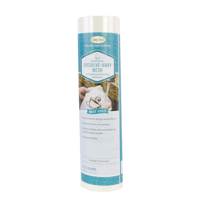 Dissolve-Away Mesh Adhesive Backing