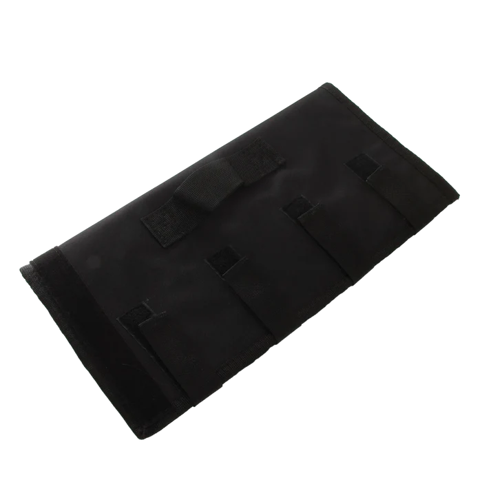 Neoprene AV Cover,"Black neoprene cover with hook-and-loop straps"