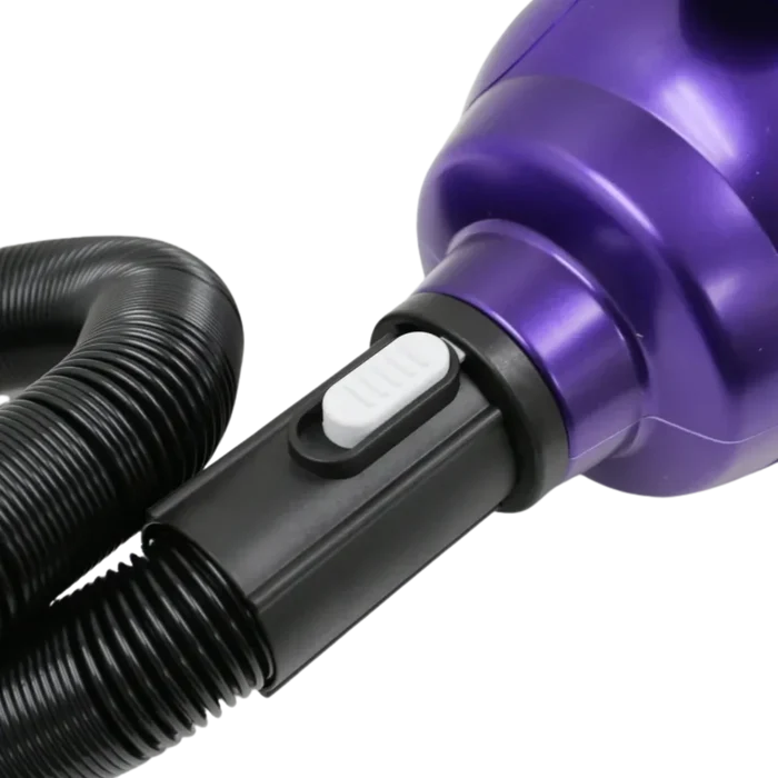 Solo-Stream Dryer by Waggz,"Purple hose connection with white release button"