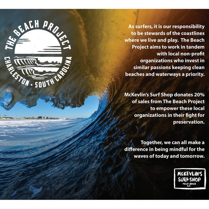 The Beach Project - Surfrider Men's L/S T - Flo Blue - MCKEVLIN'S SURF SHOP