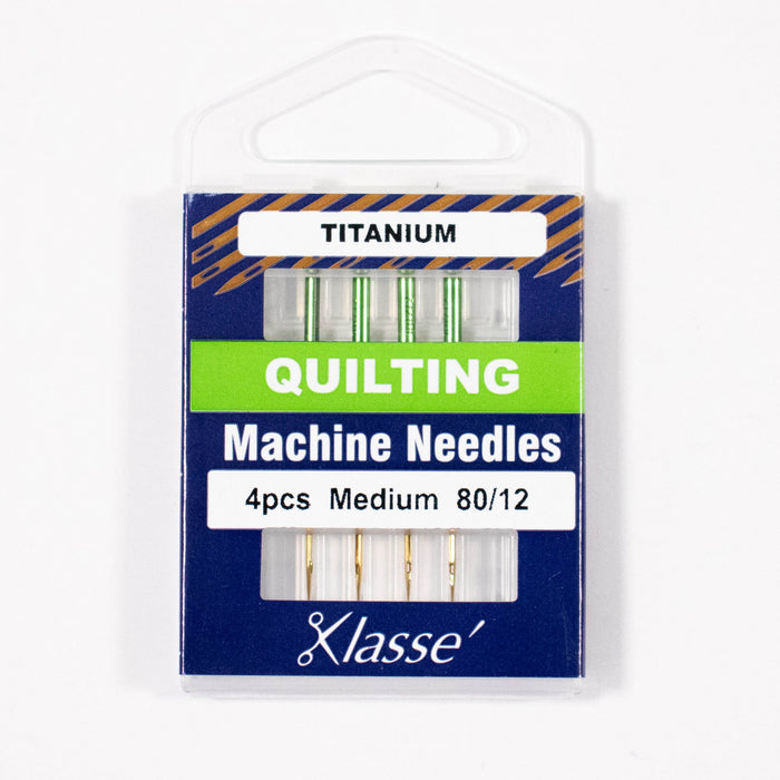 Titanium Quilting Needle 80/12, Pkg.4